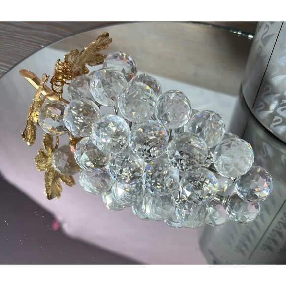 Swarovski Grapes European Gold 1985 With Original Box